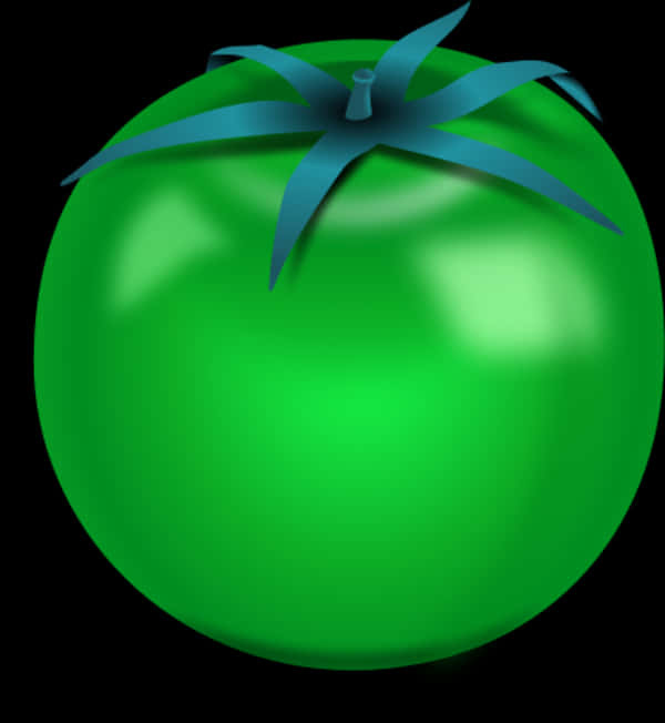 Green Tomato Illustration