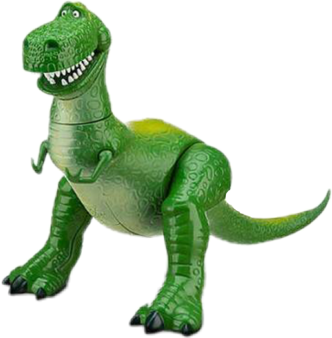 Green Toy Dinosaur Figure