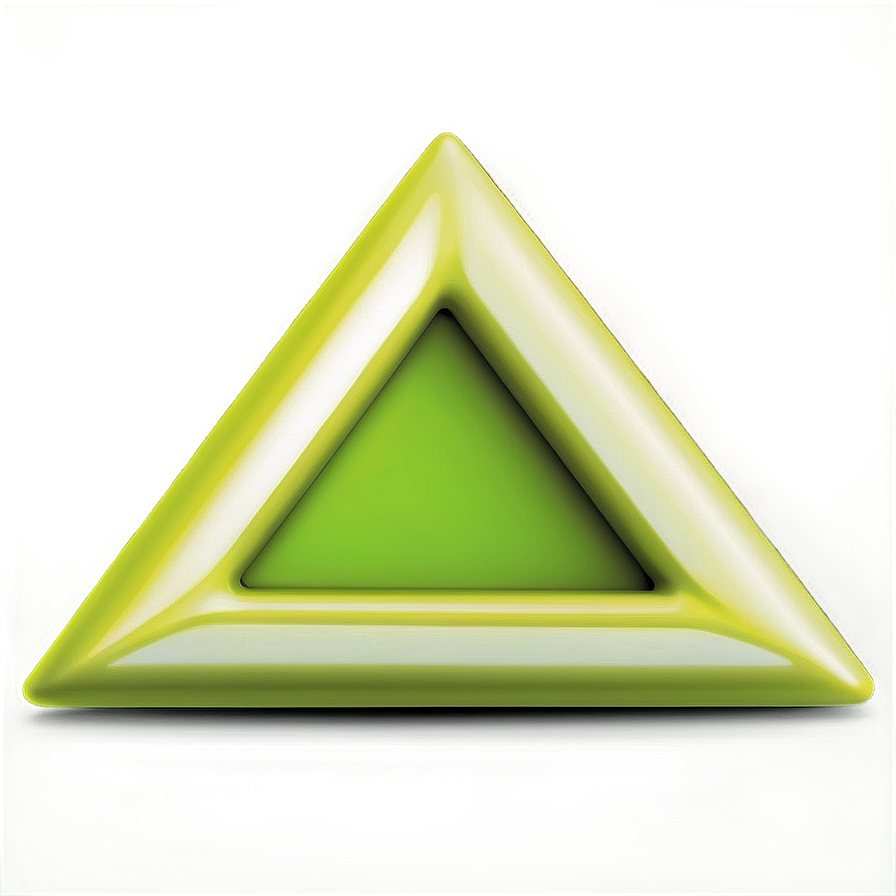 Green Triangle Button Png Sca34