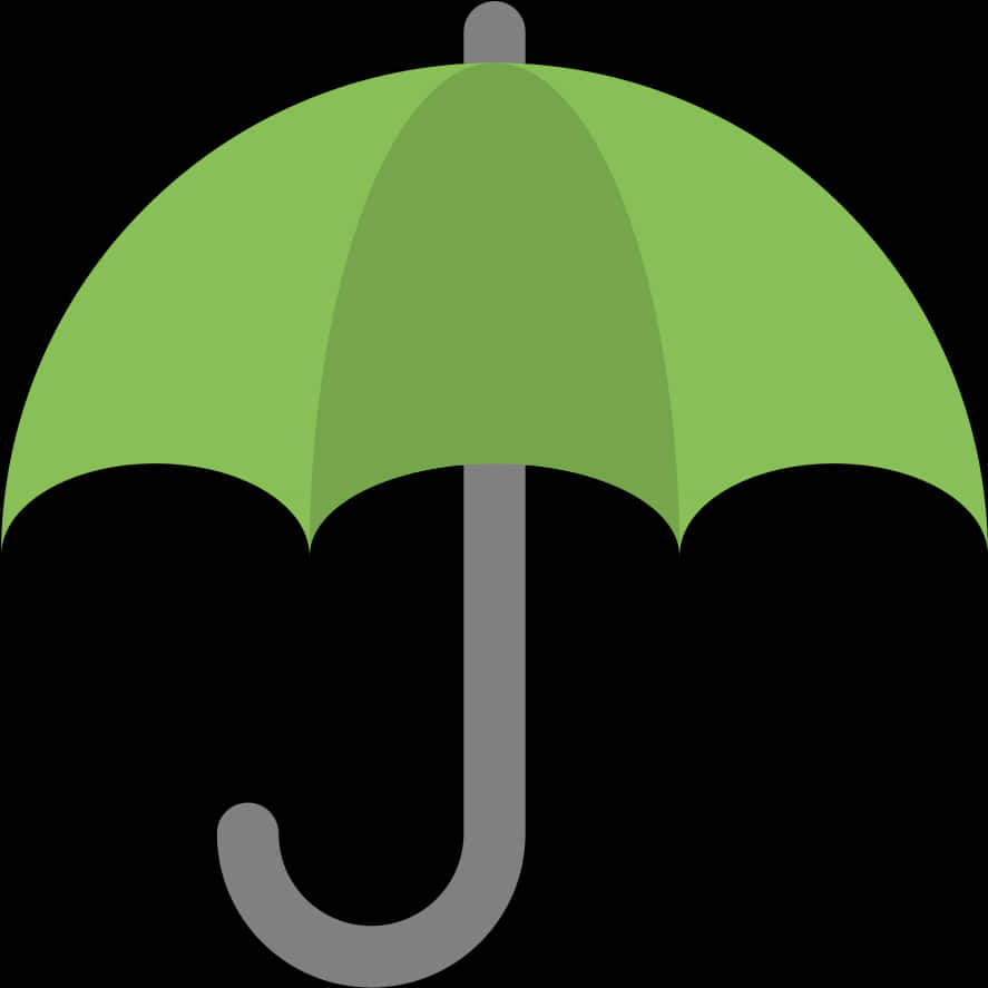 Green Umbrella Icon