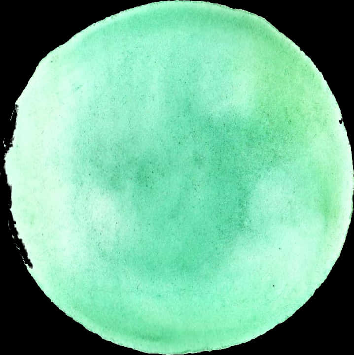 Green Watercolor Circle Texture