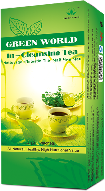 Green World Slimming Tea, HD Png Download PNG with transparent background