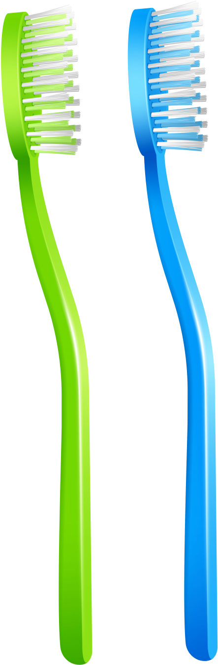Free Png Green Blue Toothbrush Png Images Transparent, Png Download PNG with transparent background