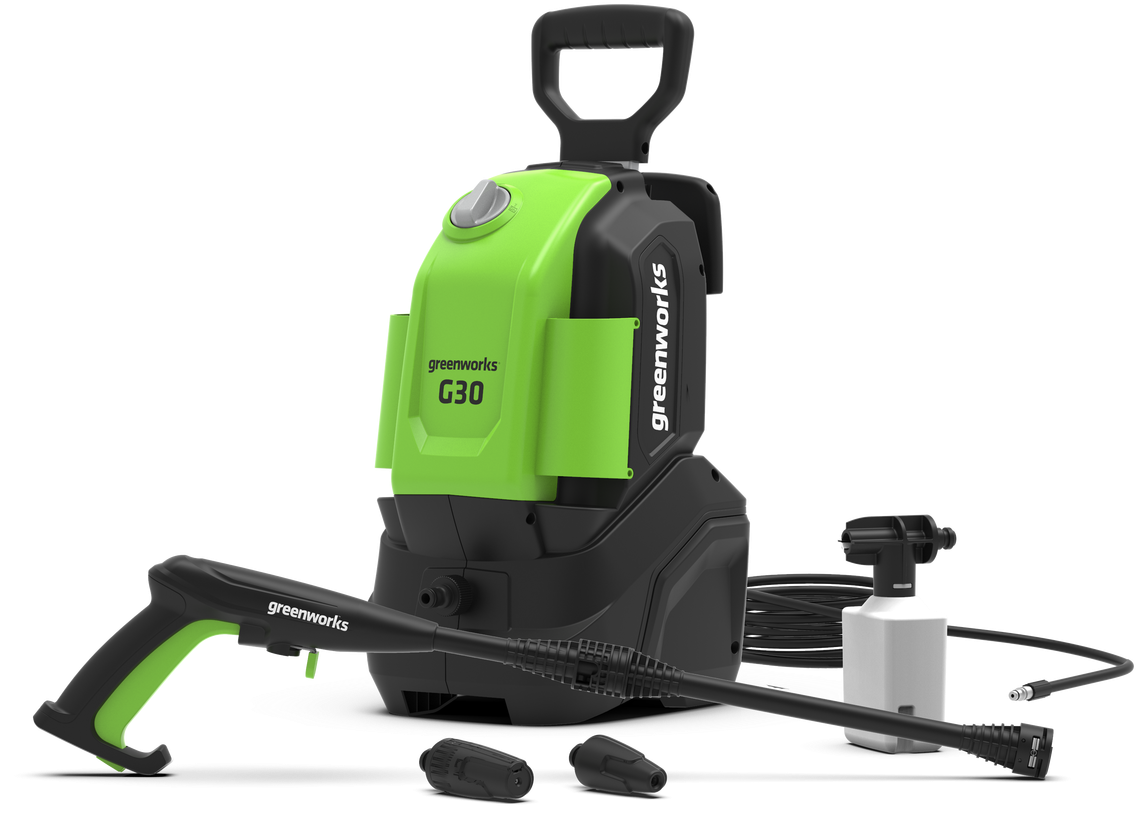 Greenworks Pressure Washer G30 - Greenworks Pressure Washer, HD Png Download PNG image with a transparent background, free high-resolution download