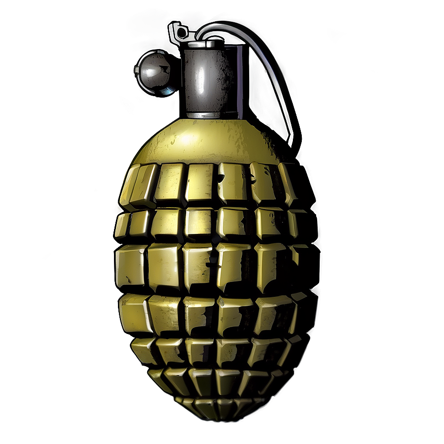 Grenade Illustration Png 05242024