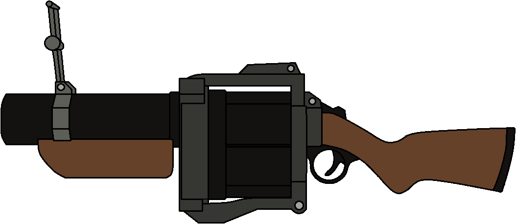 Grenade Launcher Clipart - Demoman Grenade Launcher Tf2, HD Png Download PNG with transparent background