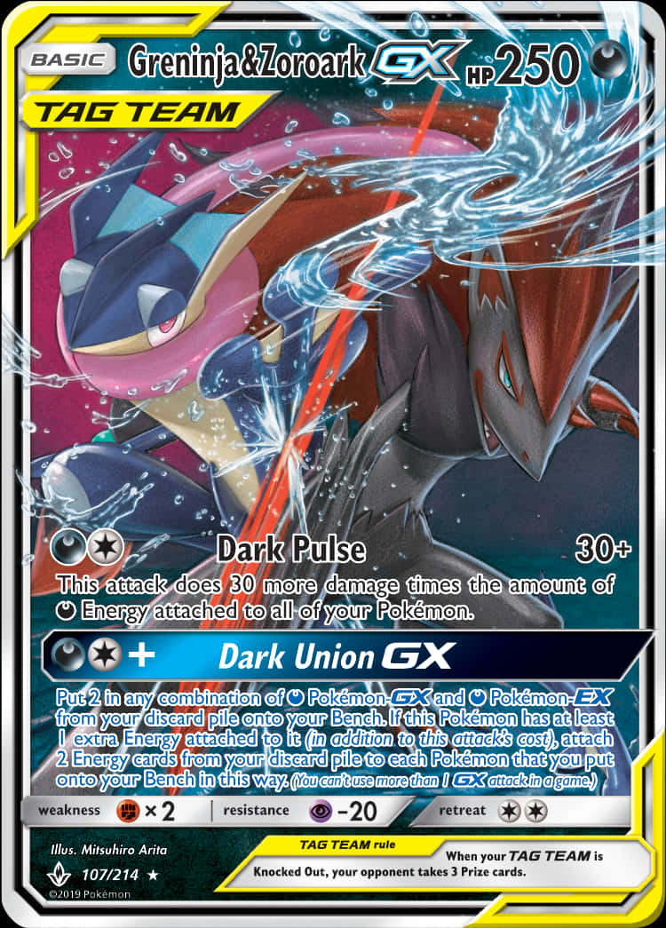 Greninja And Zoroark Gx, HD Png Download PNG with transparent background