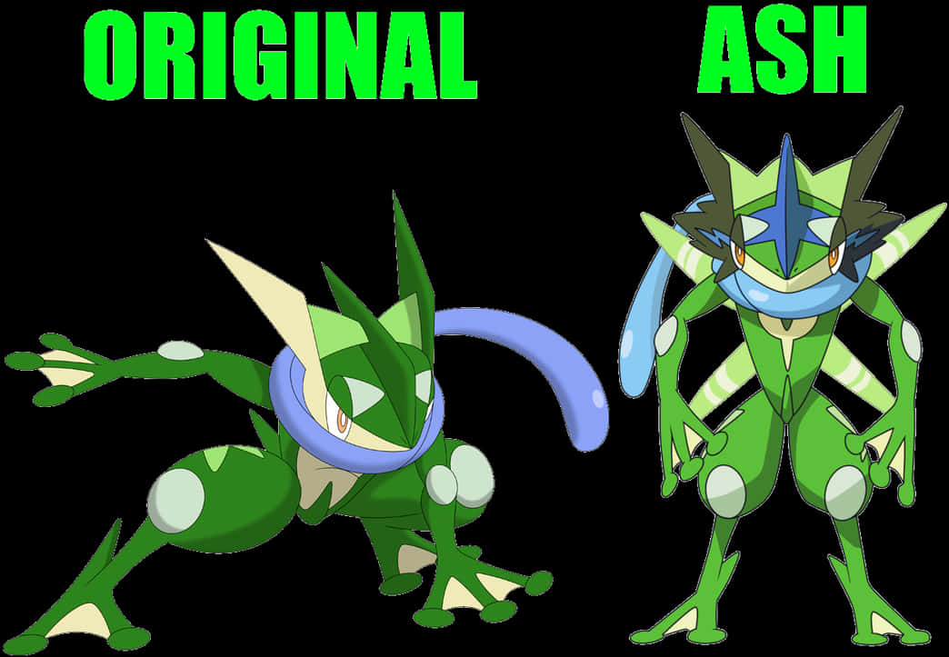 Greninja_ Original_vs_ Ash_ Forms