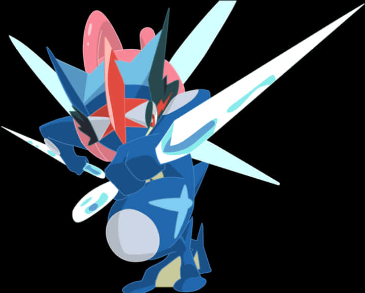 Greninja Pokemon Action Pose