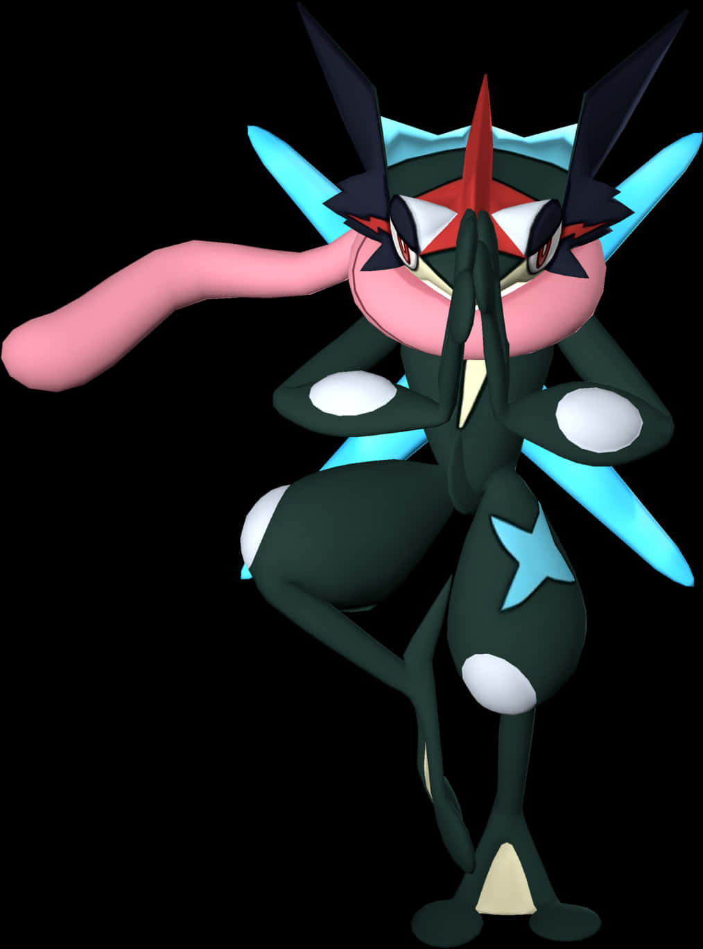 Greninja Pokemon Character Pose