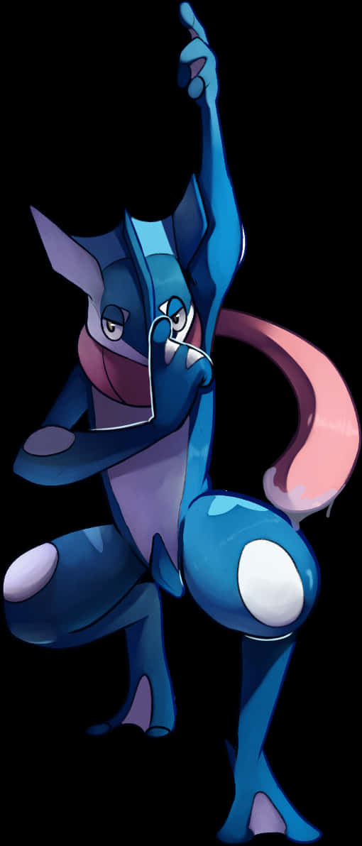 Greninja Pokemon Character Pose