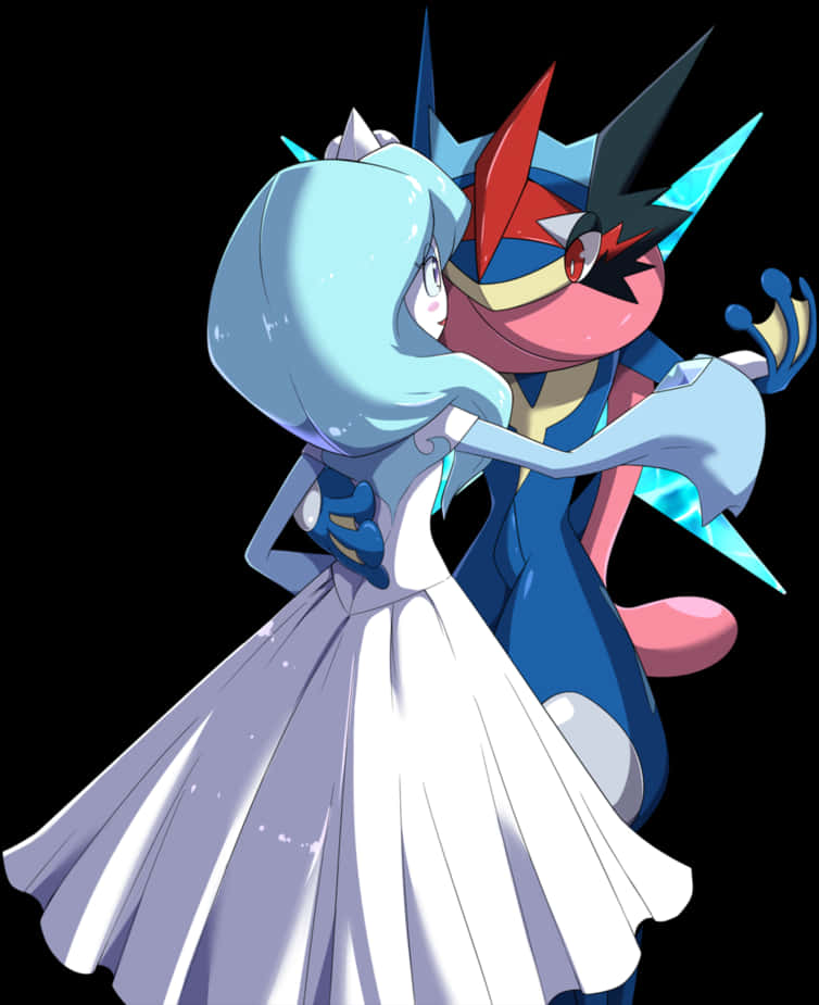 Greninjaand Gardevoir Dance