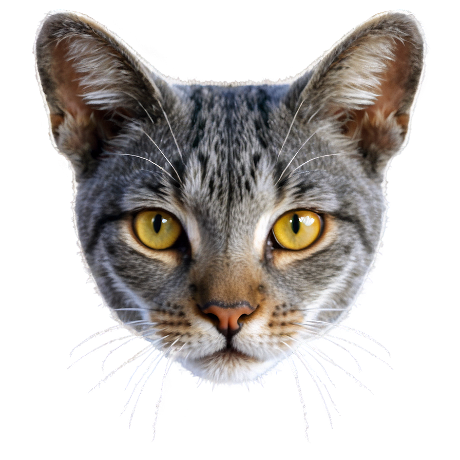 Grey Cat Face Png Fru88