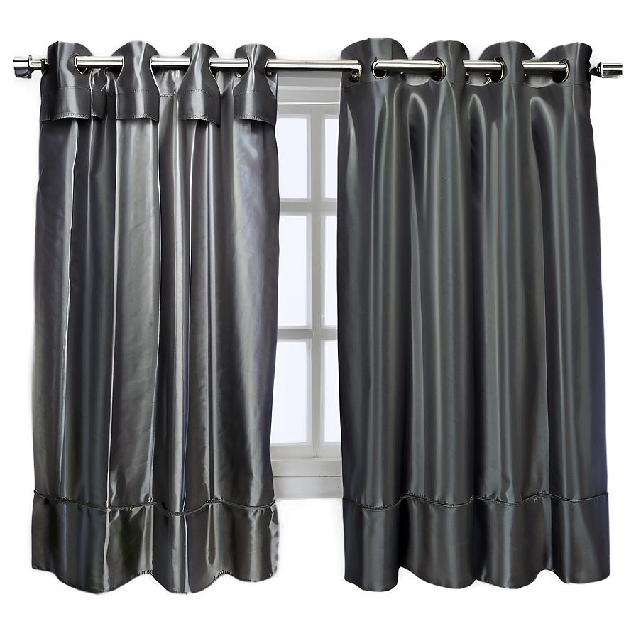 Grey Curtains Png Mmn