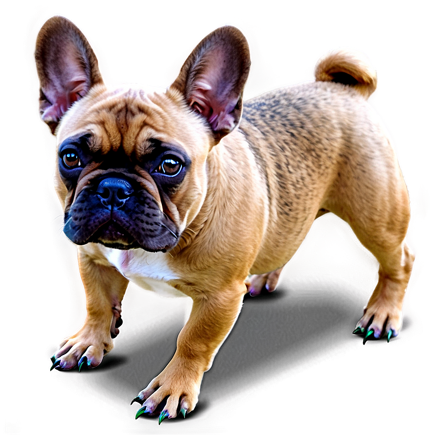 Grey French Bulldog Png 6