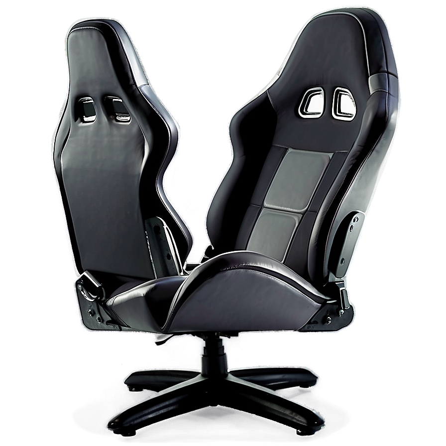 Grey Gamer Chair Png Hbk