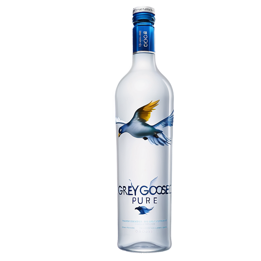 Grey Goose Pure Vodka Png 06252024