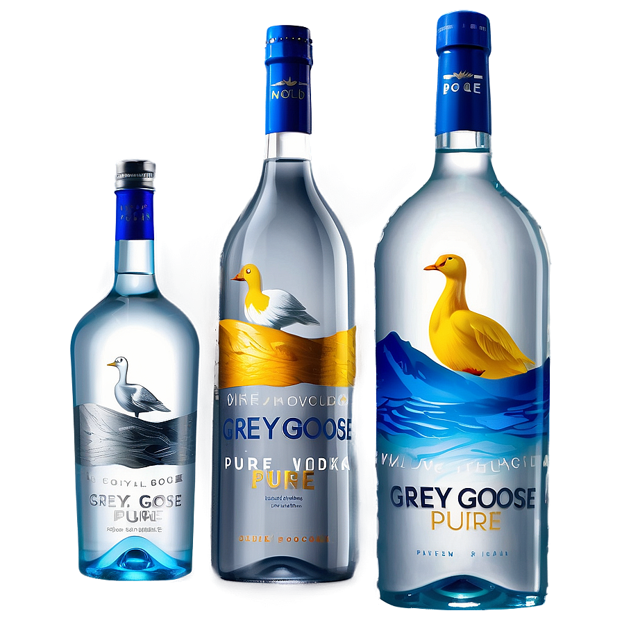 Grey Goose Pure Vodka Png Fku67