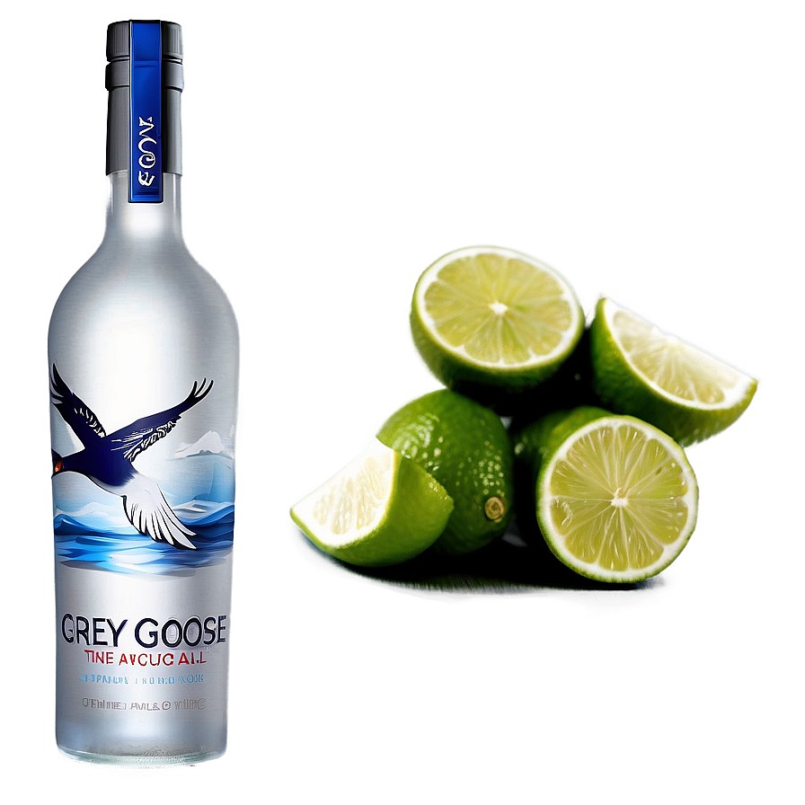 Grey Goose Vodka With Lime Png Yrn