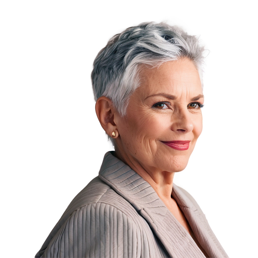 Grey Hair Confidence Png Cmi