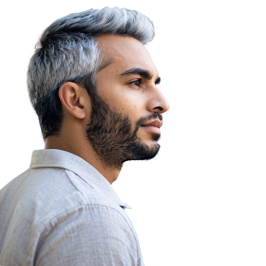 Grey Hair Style Png Srr