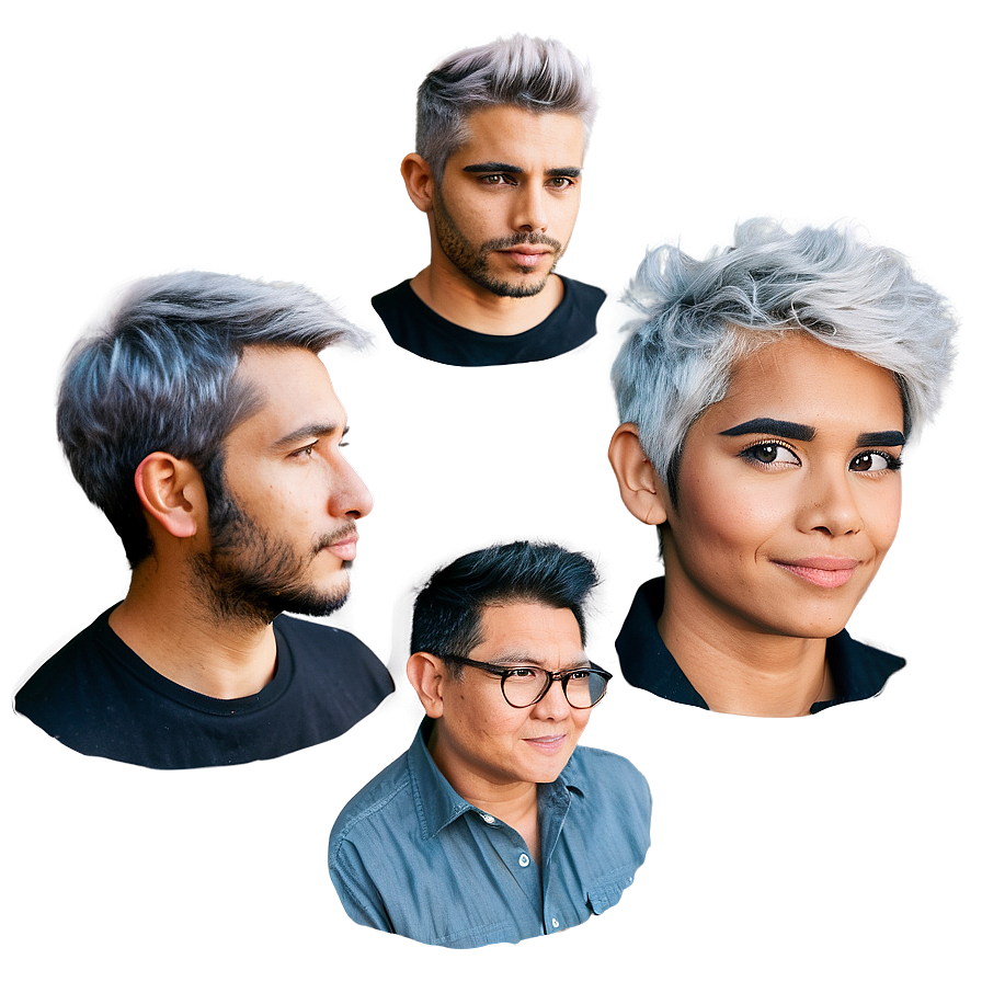 Grey Hair Transformation Png 10