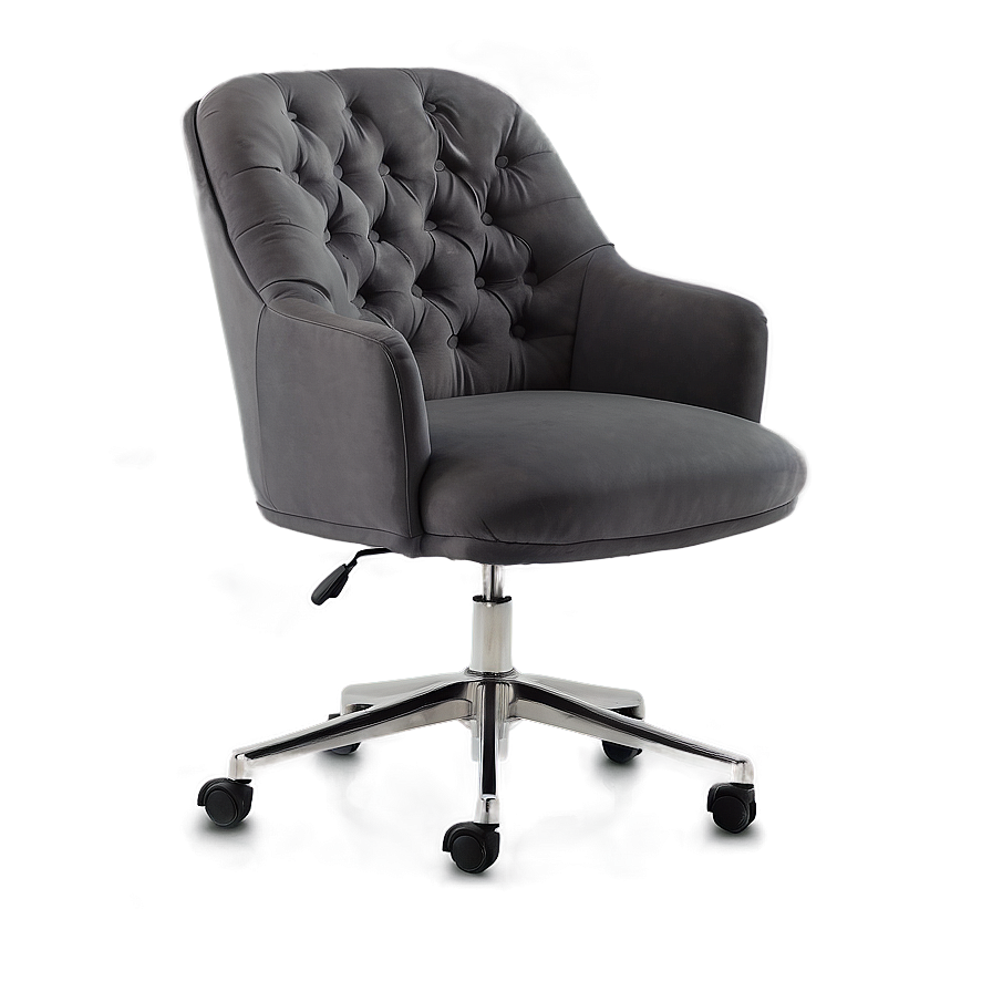 Grey Office Chair Png 05252024