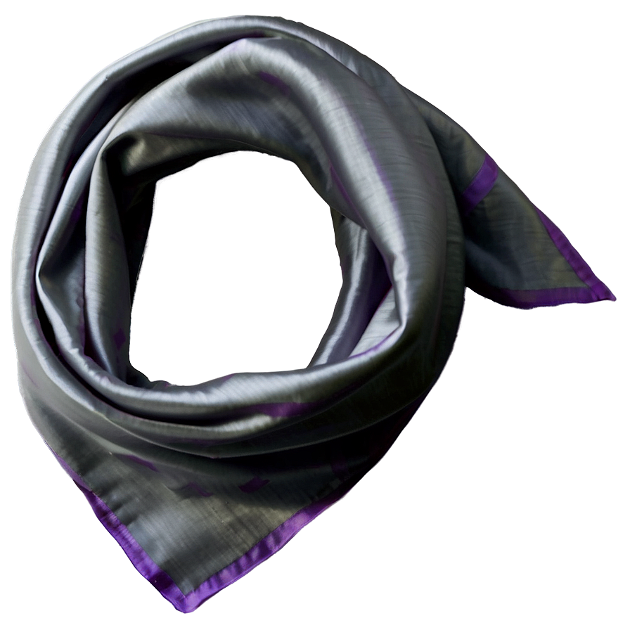 Grey Silk Scarf Png Qfp