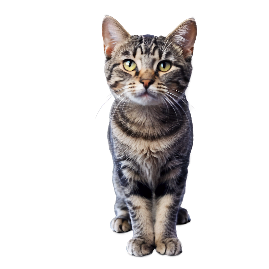 Grey Tabby Cat Png 06232024