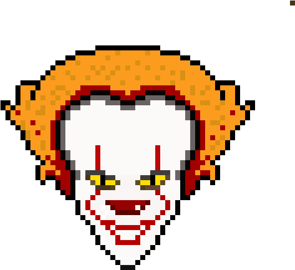 Grid Pennywise Pixel Art, HD Png Download PNG with transparent background