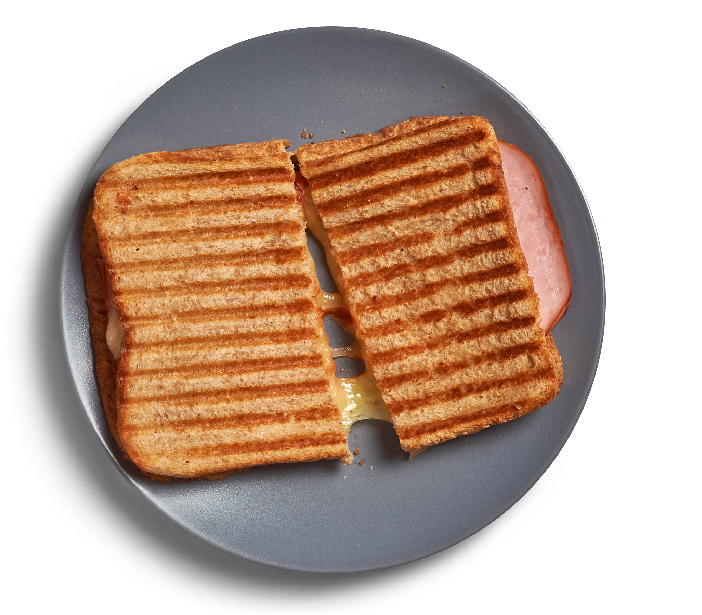 Grilled Cheese Sandwichwith Ham