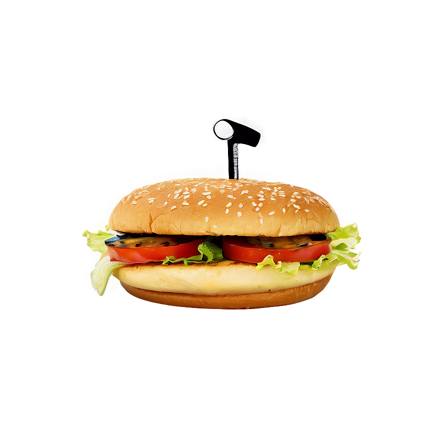 Grilled Chicken Burger Png Bse92