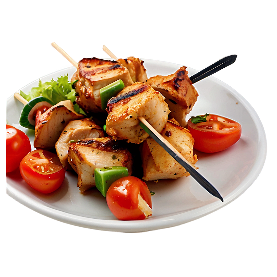 Grilled Chicken Skewers Kebab Png Vvs