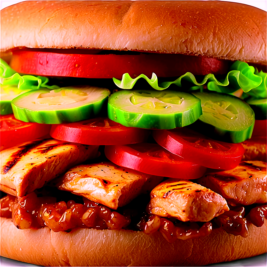 Grilled Chicken Whopper Png Swp