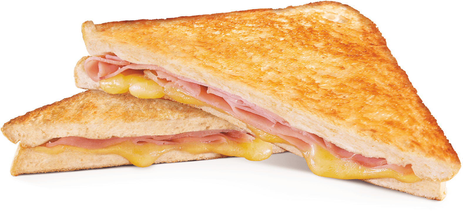 Ham & Cheese Toastie - Ham And Cheese Sandwich Png, Transparent Png PNG with transparent background