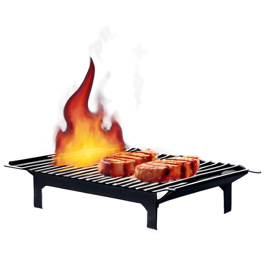 Grilling Fire Png B