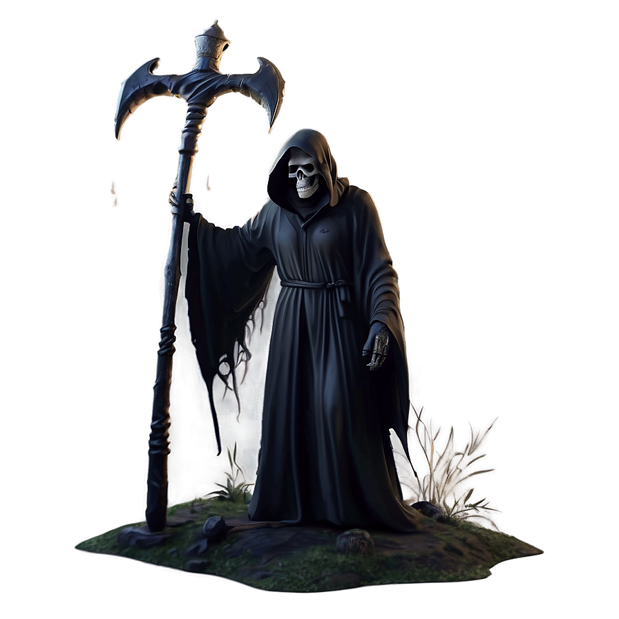 Grim Reaper In Fog Png Hmm