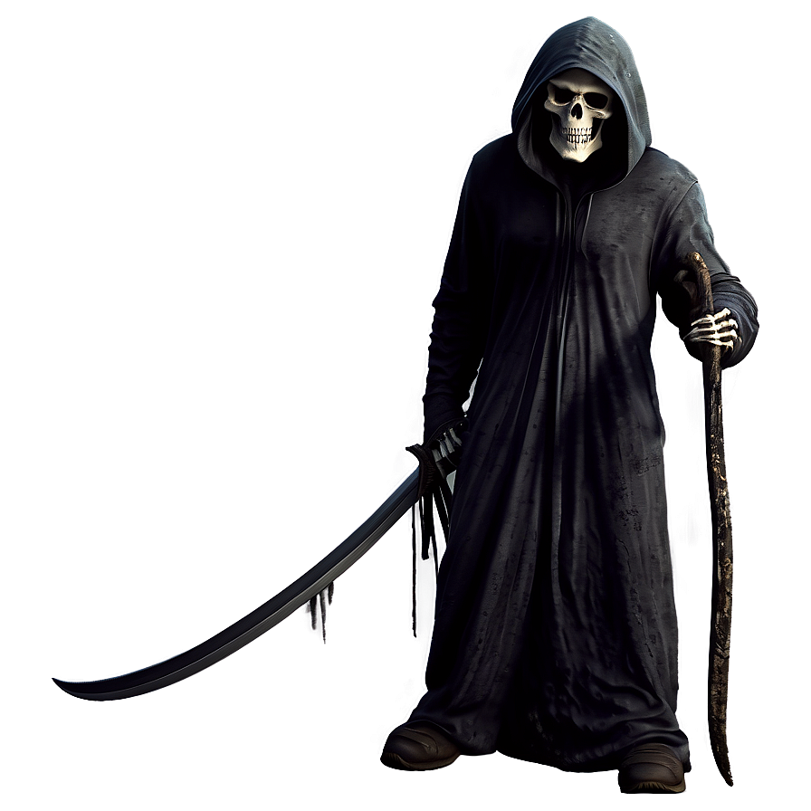 Grim Reaper with Scythe PNG hyt16 PNG with transparent background