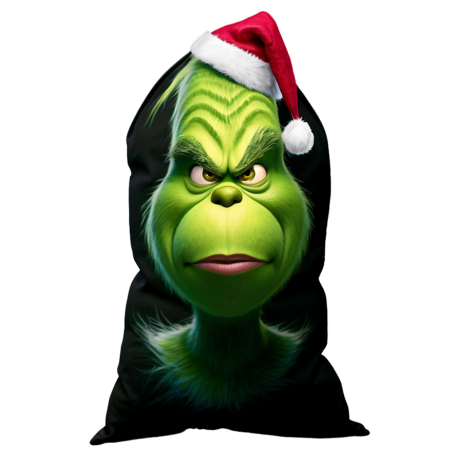 Grinch Christmas Sack Png 93