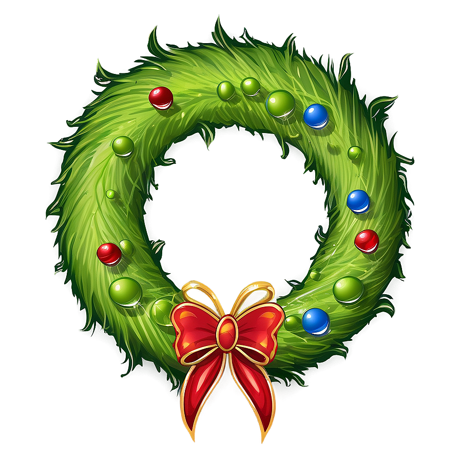 Grinch Christmas Wreath Png Lyg