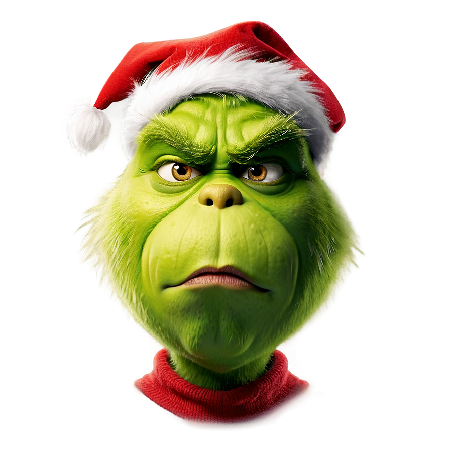 Grinch Face Png 55