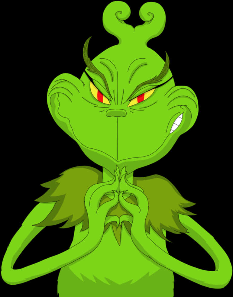 Grinch Scheming Expression