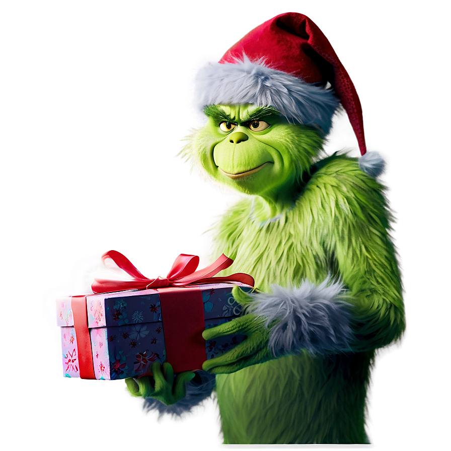 Grinch with Gifts PNG 5 PNG with transparent background