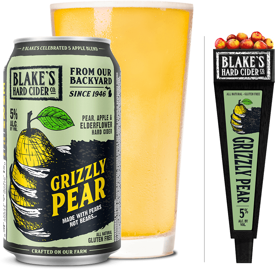 Grizzly Pear Cider Canand Glass