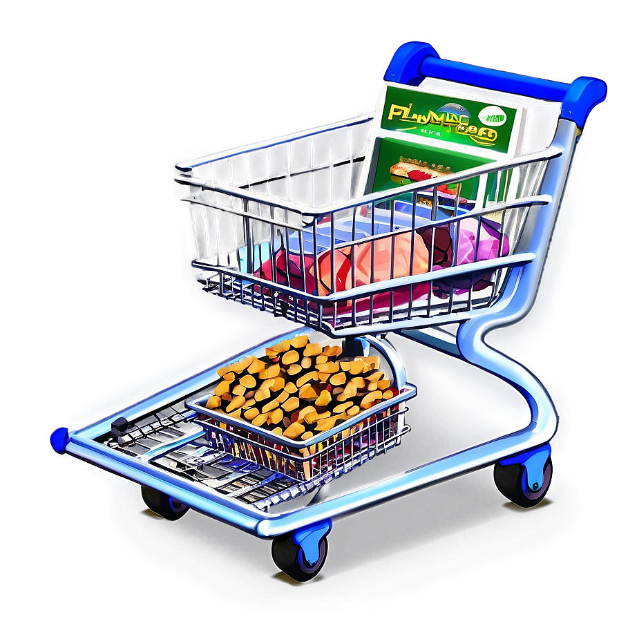 Grocery Cart In Store Png 36