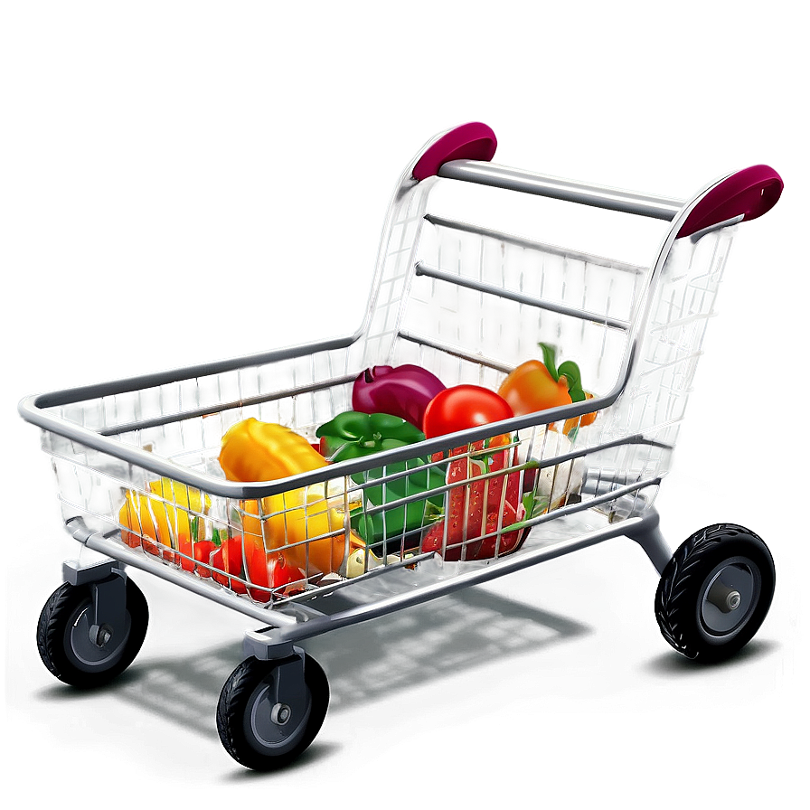 Grocery Cart In Store Png Jdf