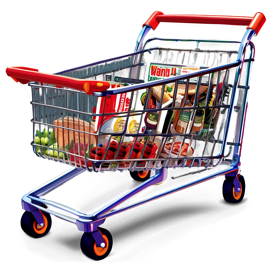 Grocery Cart Side View Png Agw98