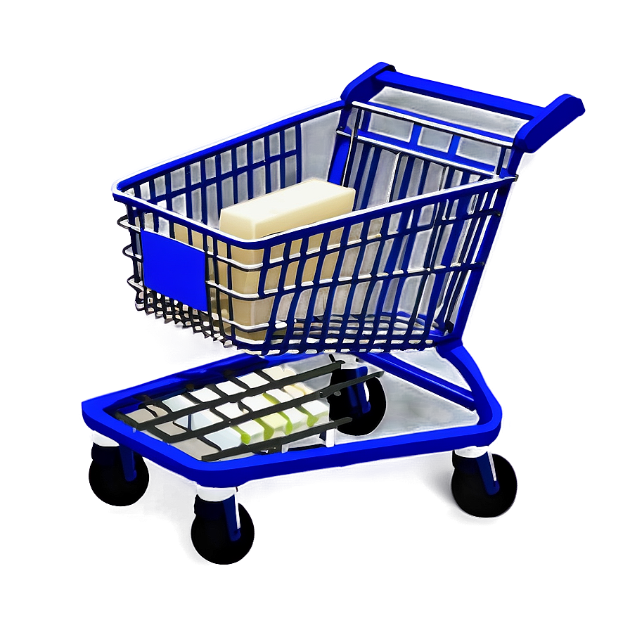 Grocery Cart With Dairy Png 55