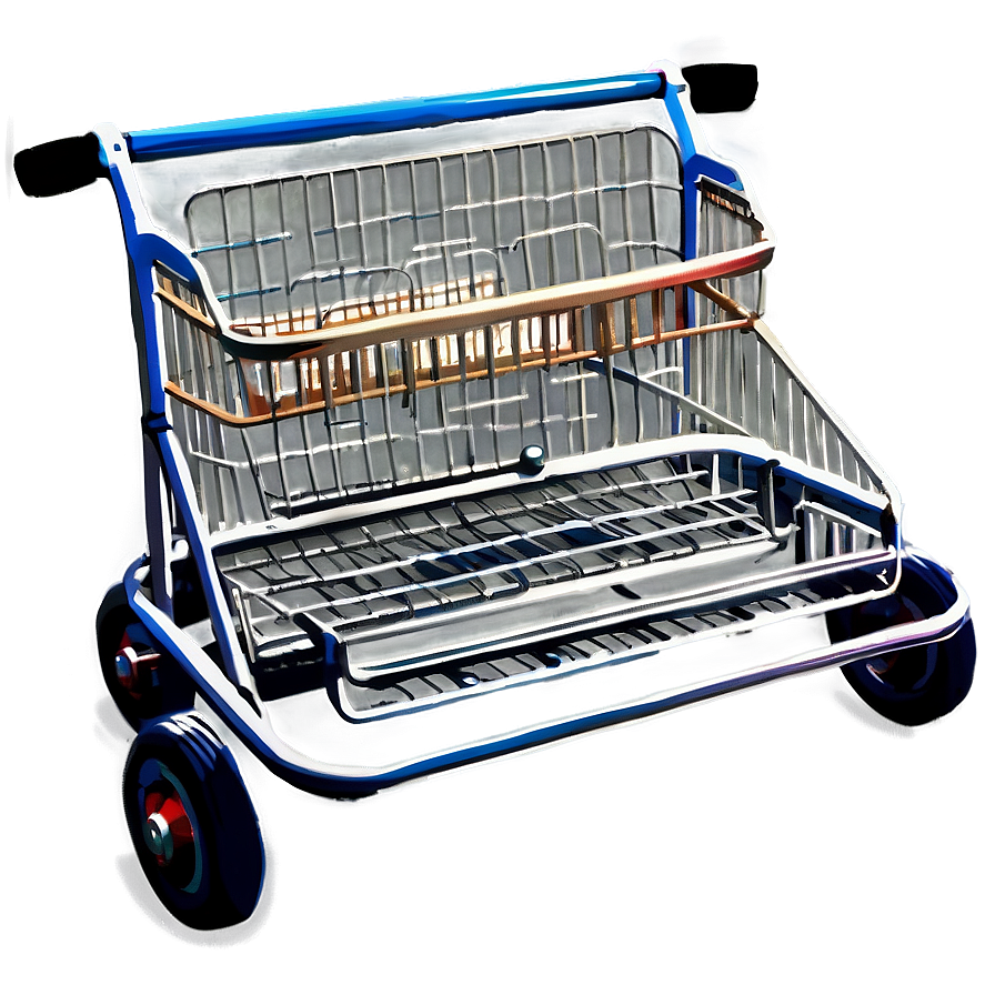 Grocery Shopping Trolley Png Tdl