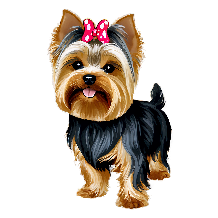 Groomed Yorkie Png 06242024